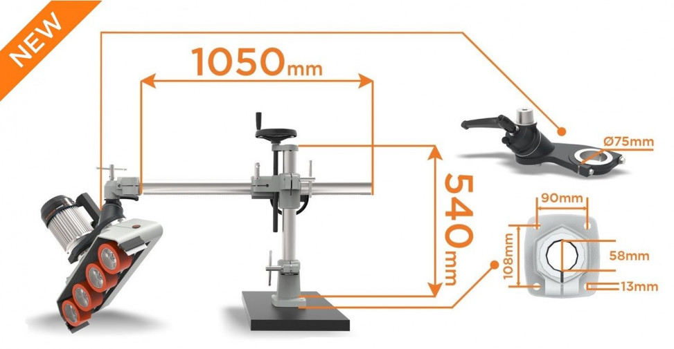 NEW STEFF 'EASY' Universal Stand with Swivel Joint