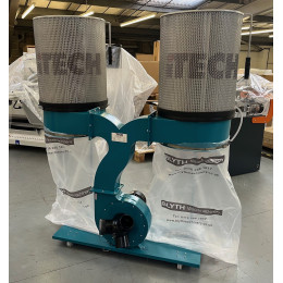 Used ITECH DC002 2 Bag Extraction Unit with Fine Filter Cannisters - 3 Phase