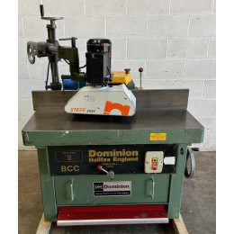 Used DOMINION BCC Heavy Duty S[indle Moulder with Power Feed Unit